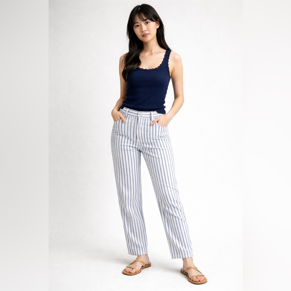 BDG Vintage Urban Outfitters Straight-Leg Striped Pants Size 30